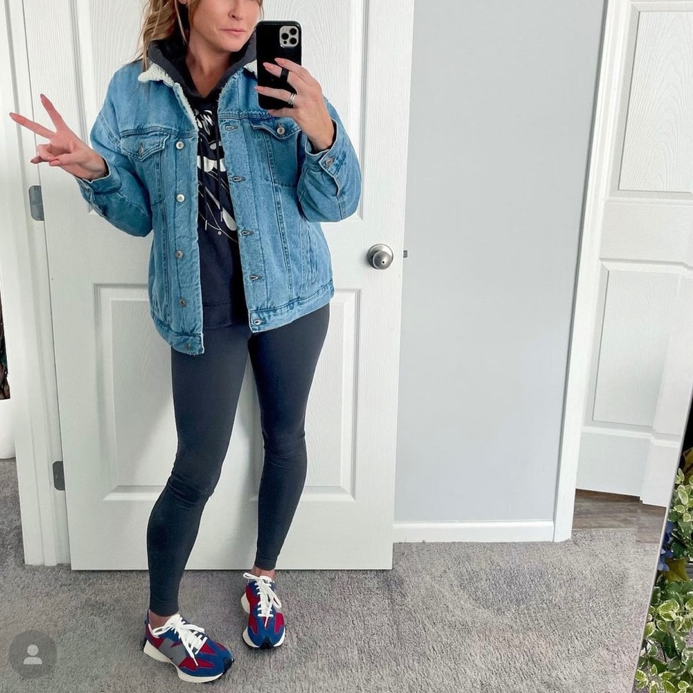 Denim Sherpa Jacket